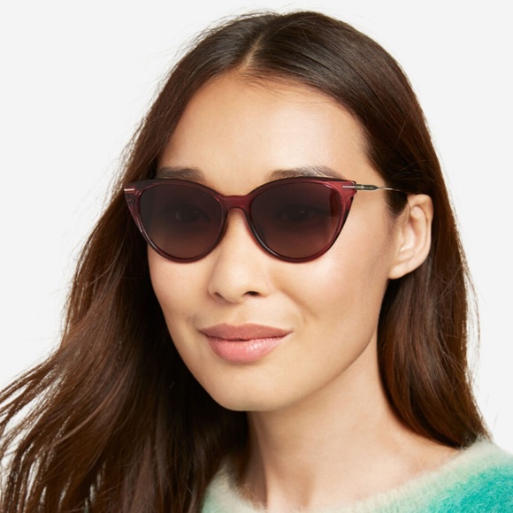 Cole Haan Rounded Cat Eye Sunglasses - Picture 3 of 10